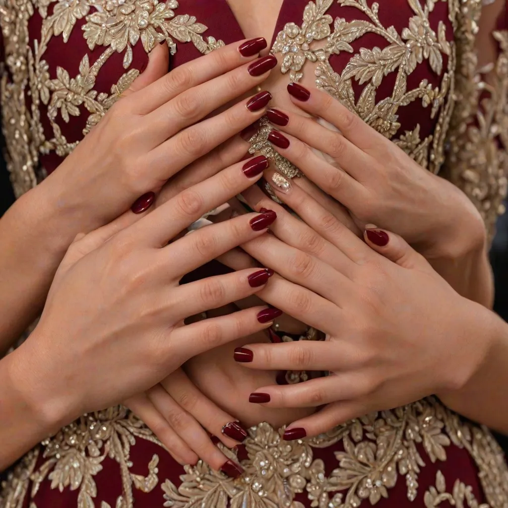Jakie paznokcie do bordowej sukienki – inspiracje na każdą okazję